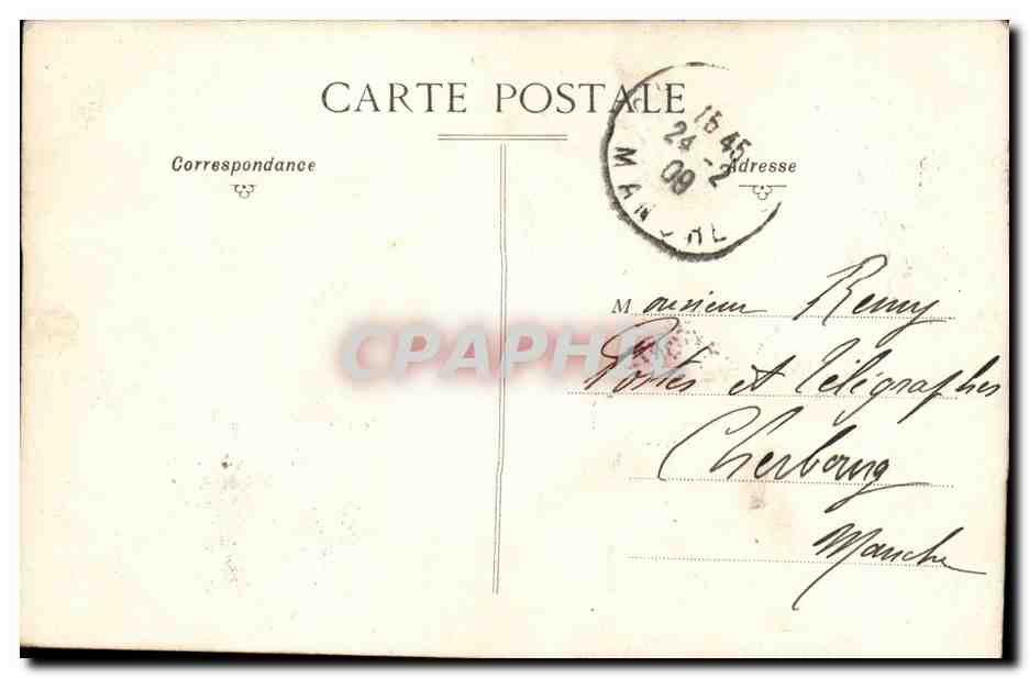 Clermont-Ferrand- Rue Ballainvilliers-CPA — Rückseite