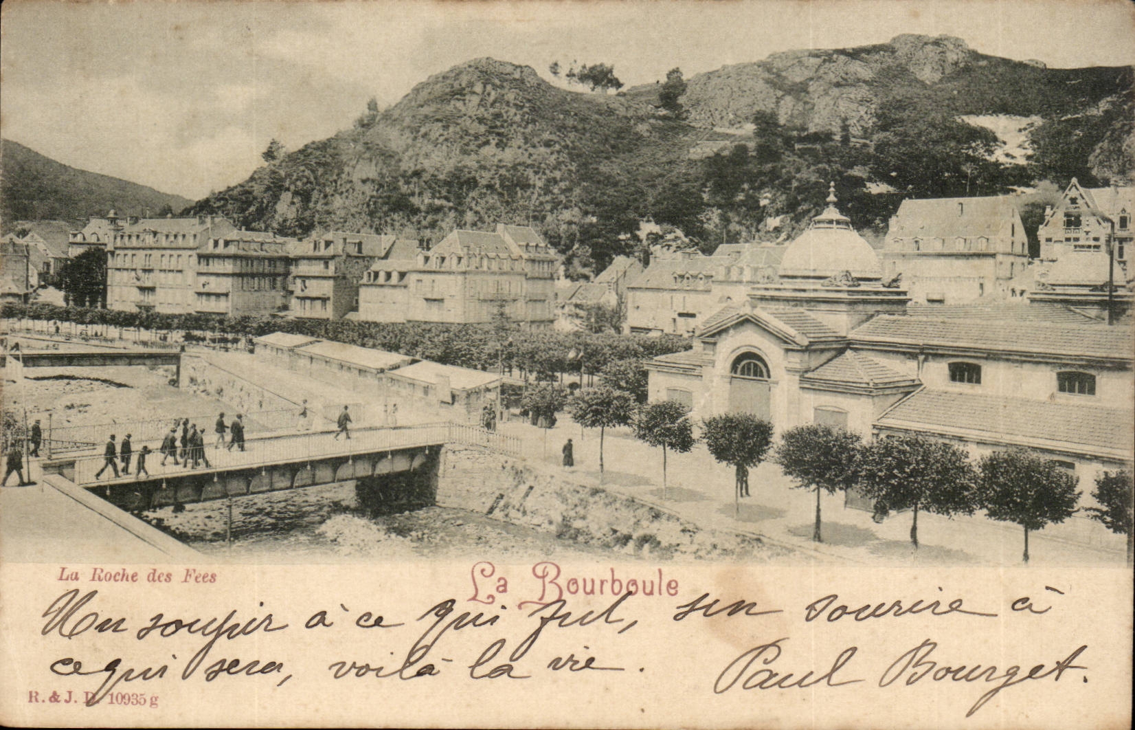 Puy de Dome- Le Bourboule- La Roche des Fees--CPA