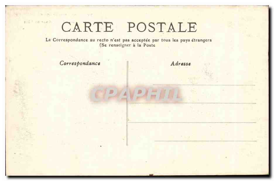 Types de l'Auvergne — Retour de Fête — Éditeur J. L. n° 2497 — Reverso