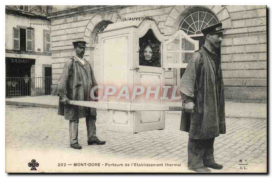 Mont-Dore — Portadores del establecimiento termal — M.T. & J.L.