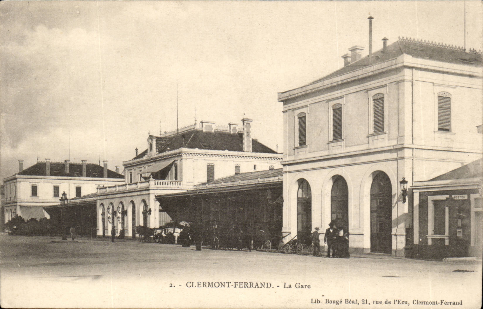 Puy de Dome- Clermont-Ferrand- La Gare--CPA