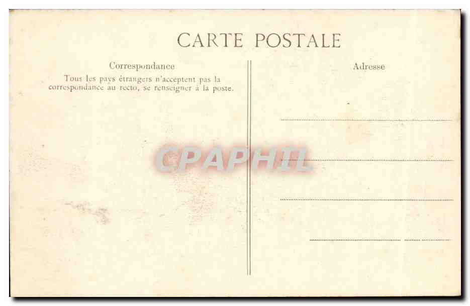 Danseurs d'Auvergne — scène de montagne — V.D.C. n°1201 — Verso