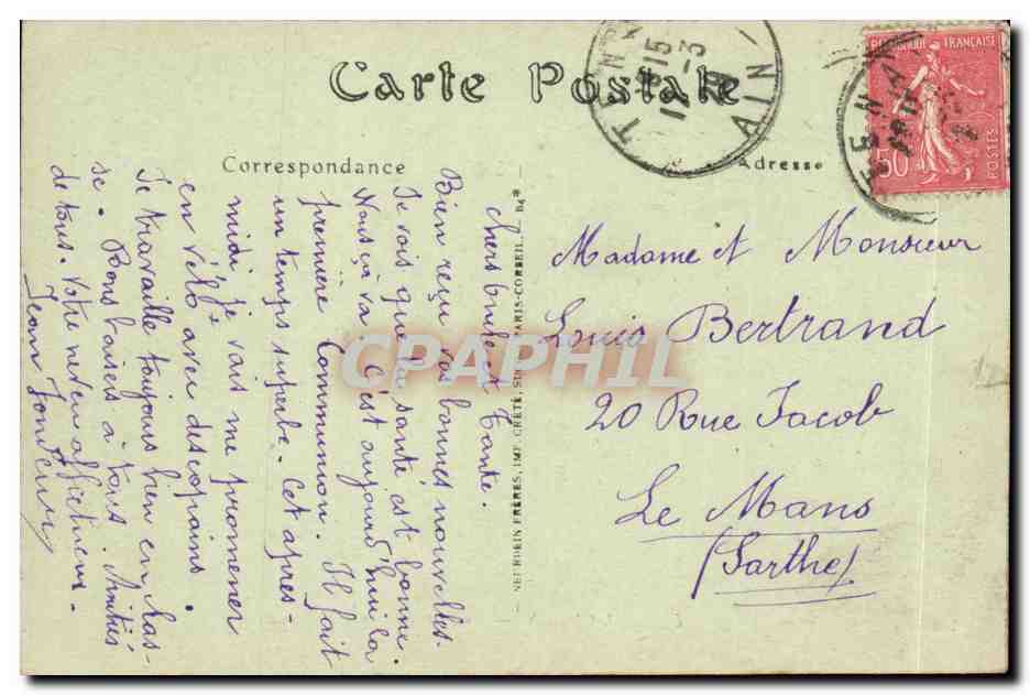 Châtel-Guyon — Source Louise — NDHote, n°146 — Verso