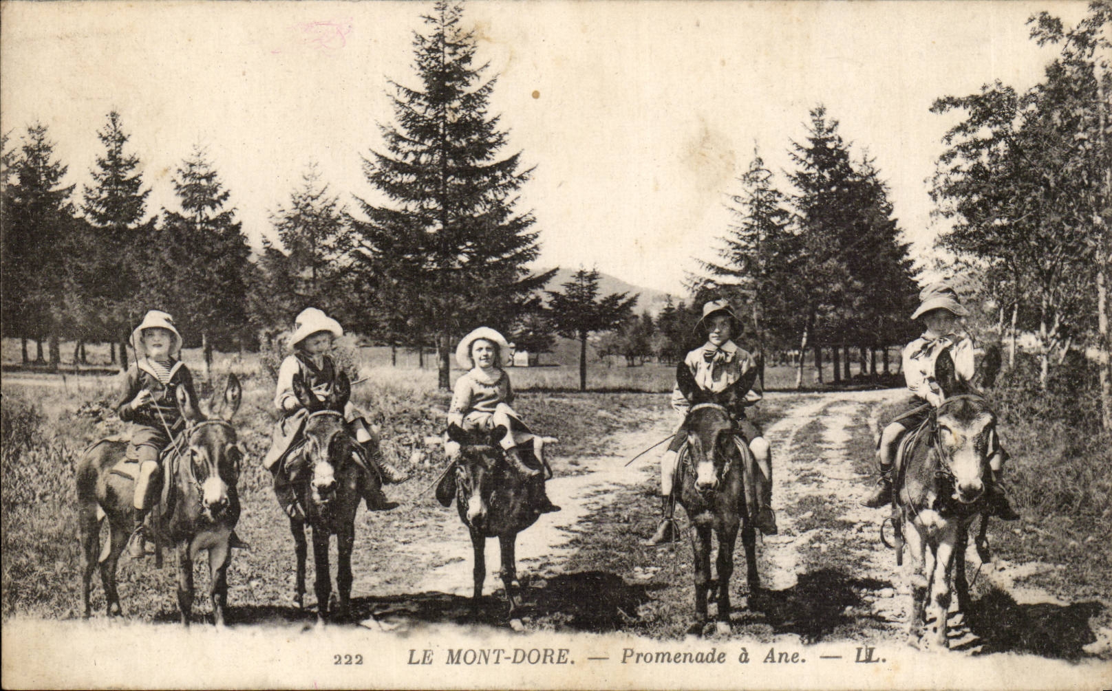 Le Mont-Dore — Promenade à Âne — LL. — n° 222