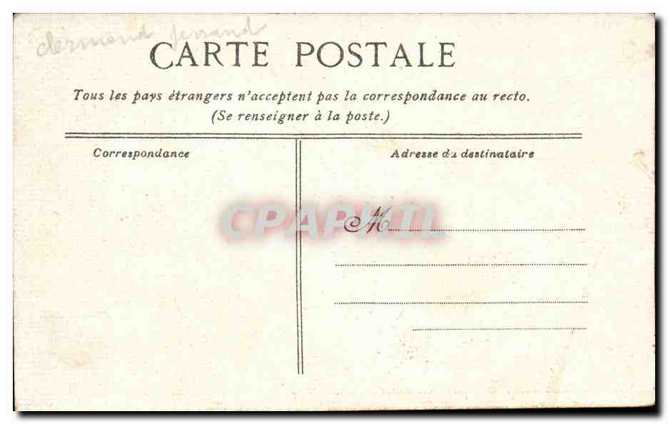 Puy de Dome- Royat-les-bains- Source Saint Victort-CPA — Rückseite