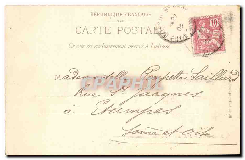 Puy de Dome- Mont Dore-Interieur de L'Etablissement - -CPA — Verso