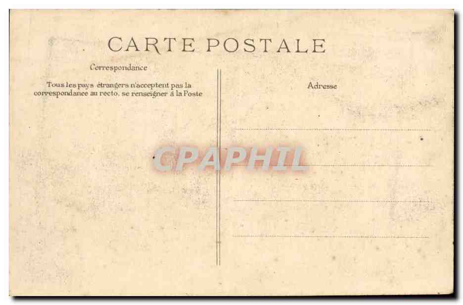 Danse au village — L'Auvergne pittoresque — éditeur V.D.C. n° 1203 — Achterkant