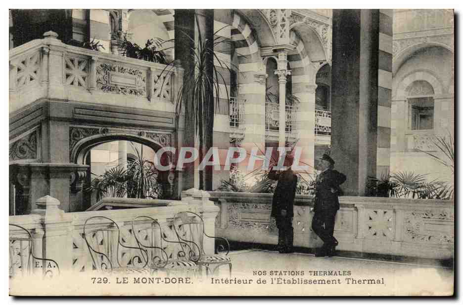 Puy de Dome- Le Mont Dore- Nos Stationst Thermal-Interieur de l'Etablissement THermal -CPA