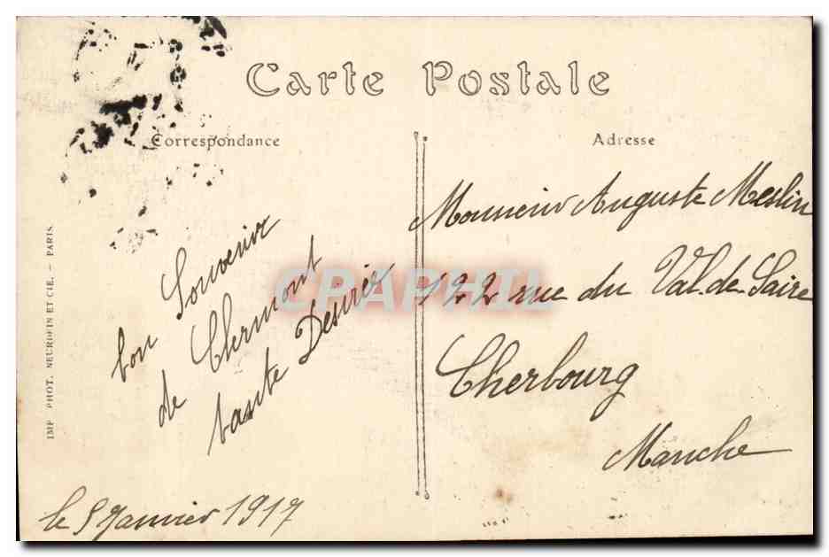 Auvergne — Une Noce. — ND. Phot. — N° 102 — Reverso
