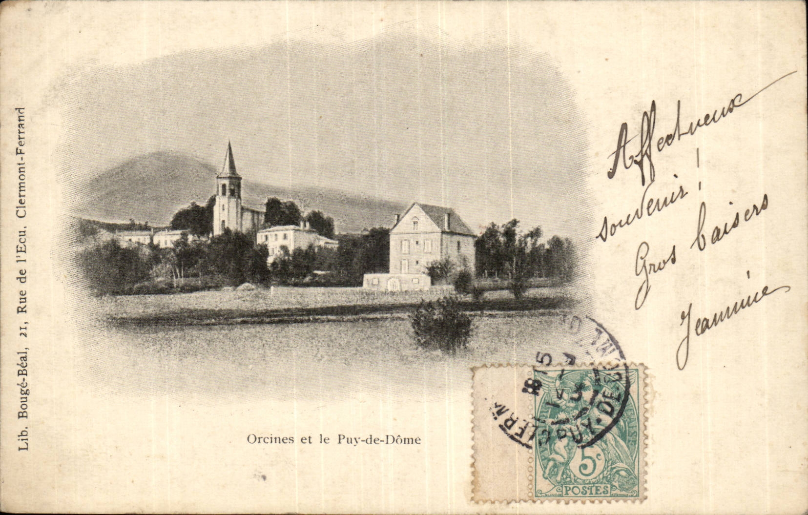 Puy de Dome- Orcines et le Puy de dome -CPA