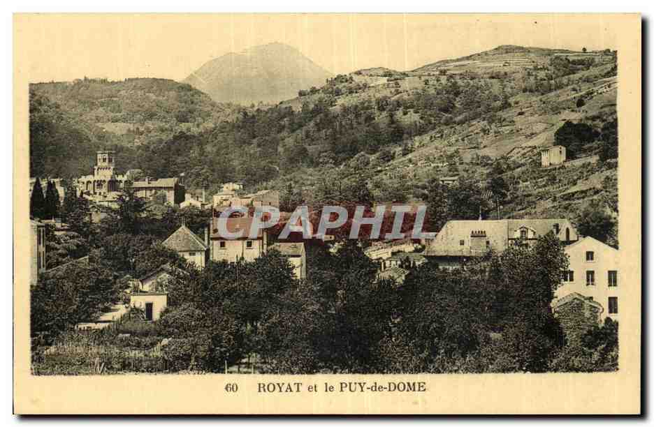Puy de Dome- Royat- Vue Pittoresque-Puy de Dome -CPA