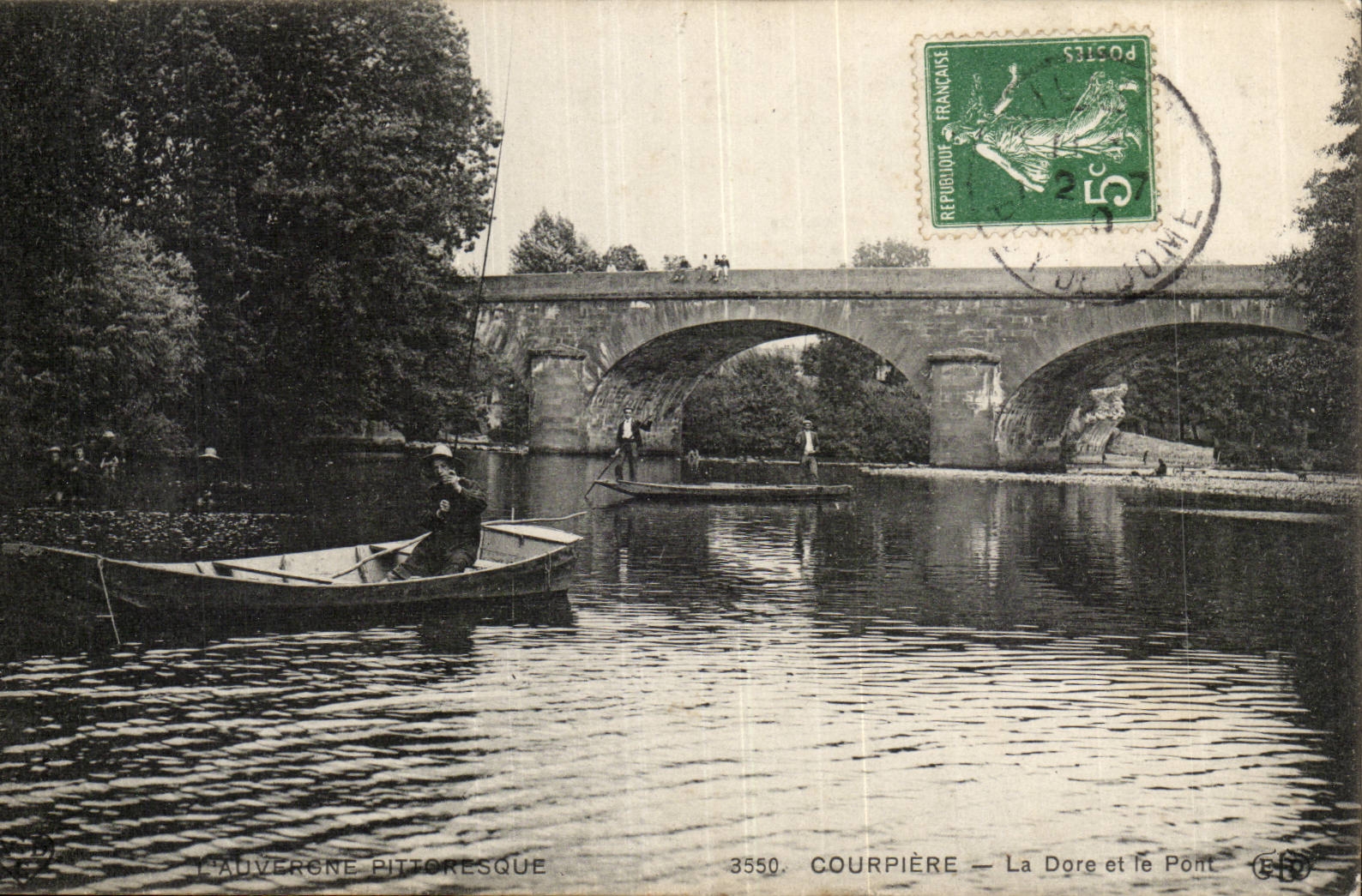 La Dore et le Pont — Courpière — 3550