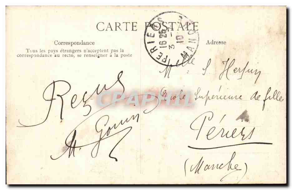 La Dore et le Pont — Courpière — 3550 — Rückseite