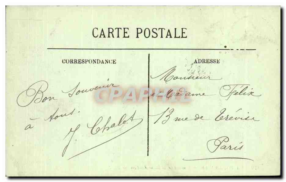 Puy de Dome- La Bourboule- Sommet de la Roche de Fees-ane -CPA — Verso