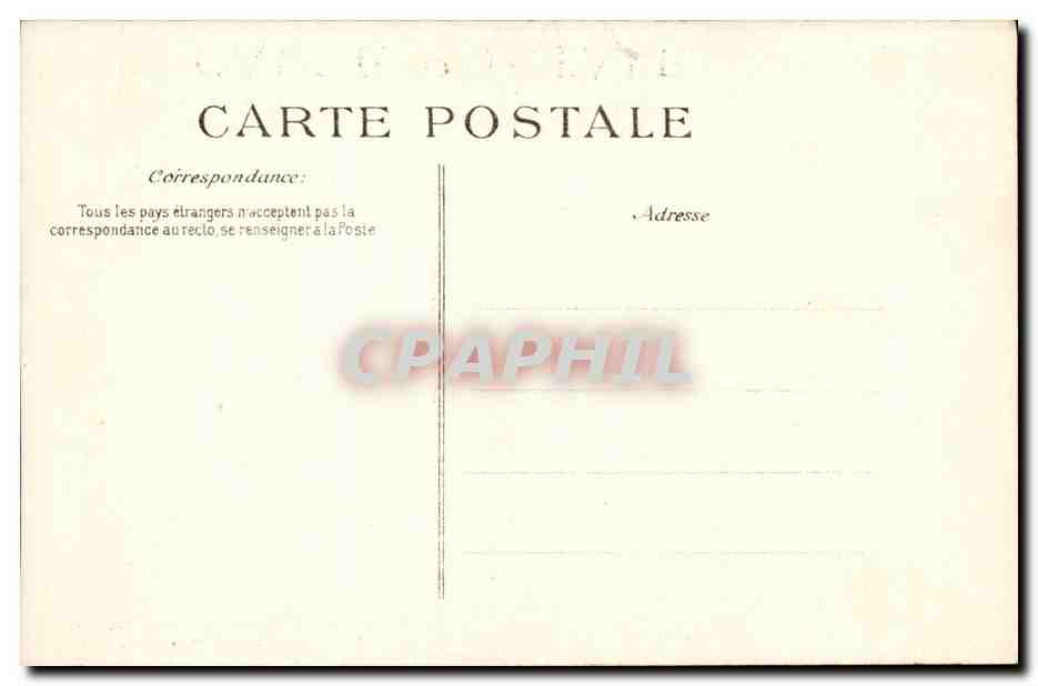 Ruines du Château ROCHER — L'Auvergne pittoresque — n°407 — Verso