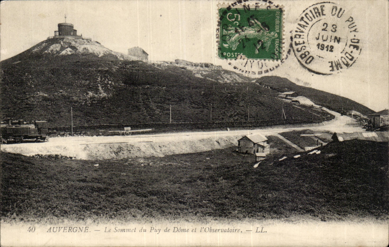 Auvergne — Le Sommet du Puy de Dôme et l’Observatoire — LL.