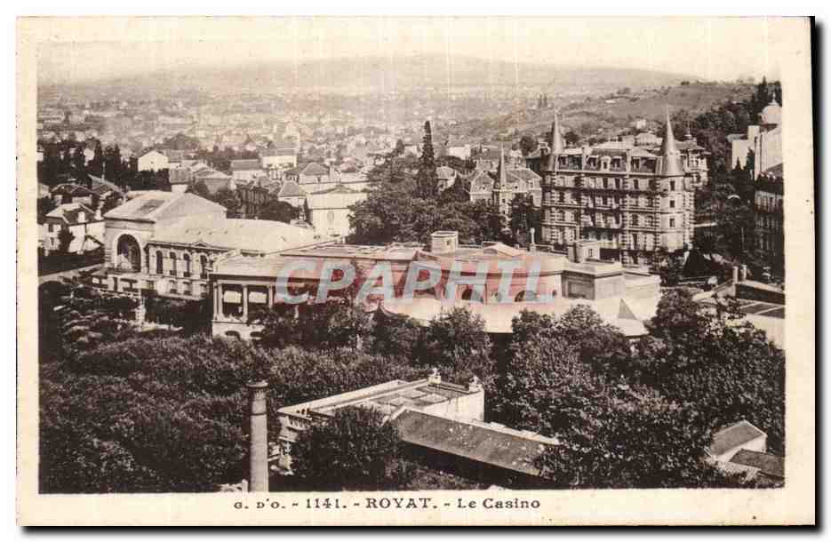 Puy de Dome- Royat- Le Casino--CPA 