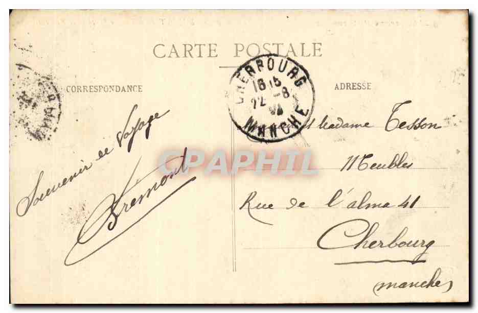 Puy de Dome- Mont Dore- Le Sancy et la Vallee d'Enfer-ane--CPA  — Verso
