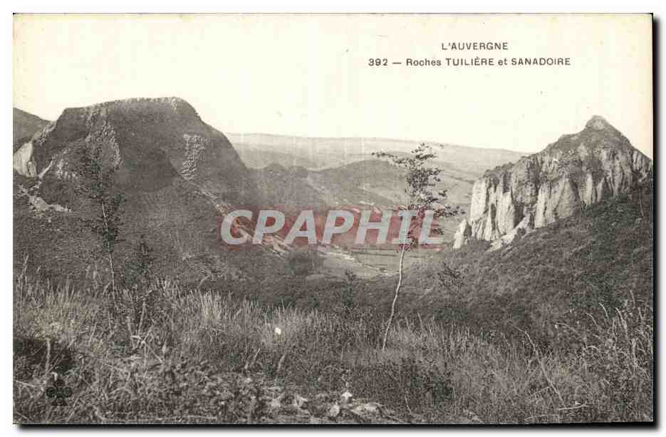 Puy de Dome- Roches Tuiliere et Sanadoire--CPA 