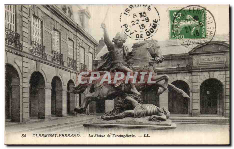 Puy de Dome- La Statue de Vercingetorix-CPA 