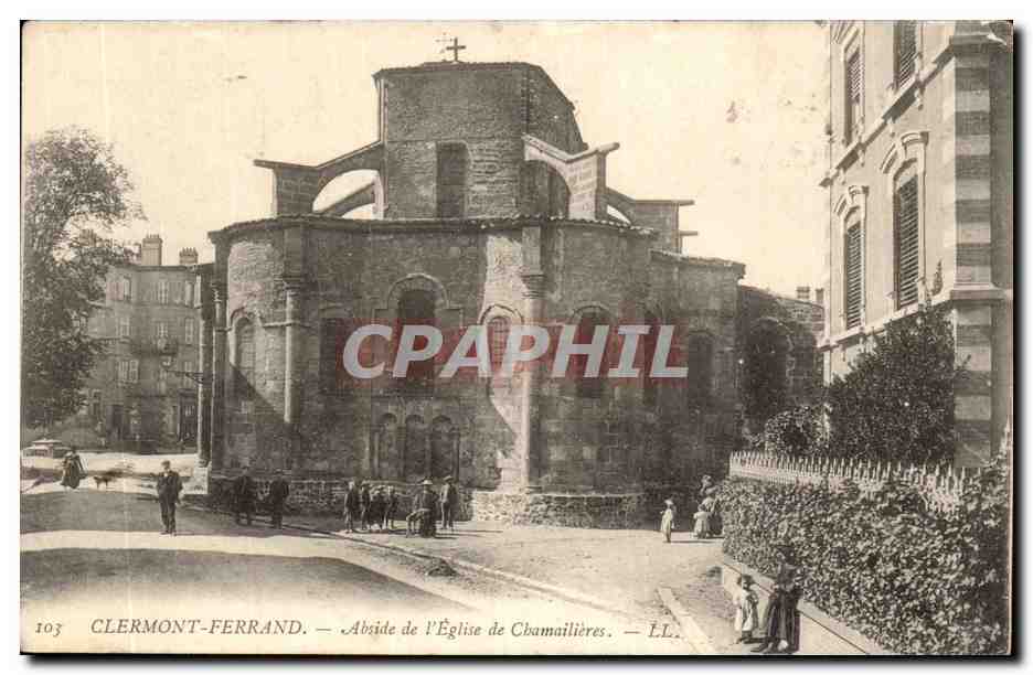 Puy de Dome- Clermont-Ferrand- Abside de L'Eglise de Chamailieres-CPA