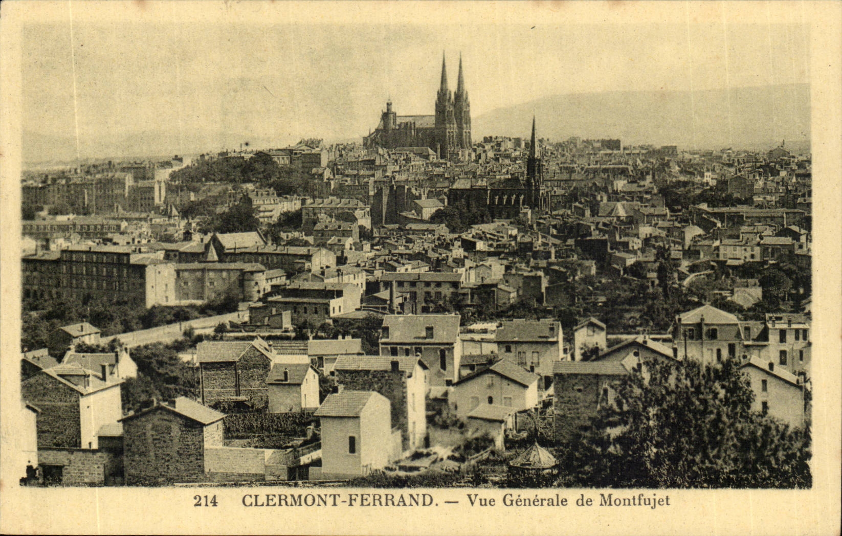 Puy de Dome- Clermont-Ferrand- Vue generale de Montfujet-CPA