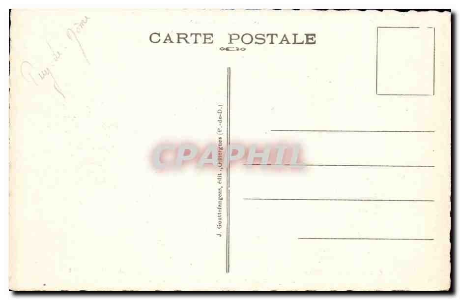 Surroundings of Issoire — The Allier and the Road to Clermont at the Foot of Rochefort Tower — G.D'O - 295 — Back