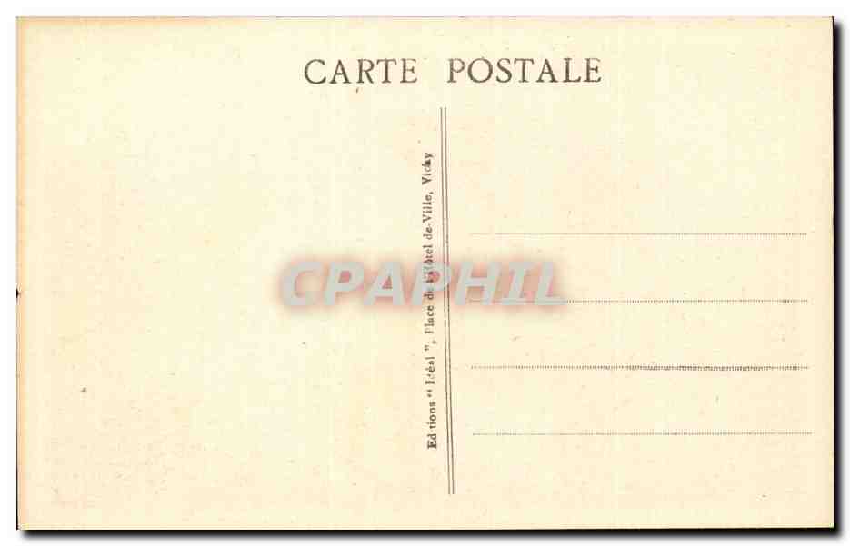 Puy de Dome- Pontgibaud- Chateau de Pinacle-CPA — Verso