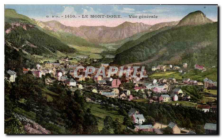 Puy de Dome- Le Mont Dore- Vue Generale-CPA