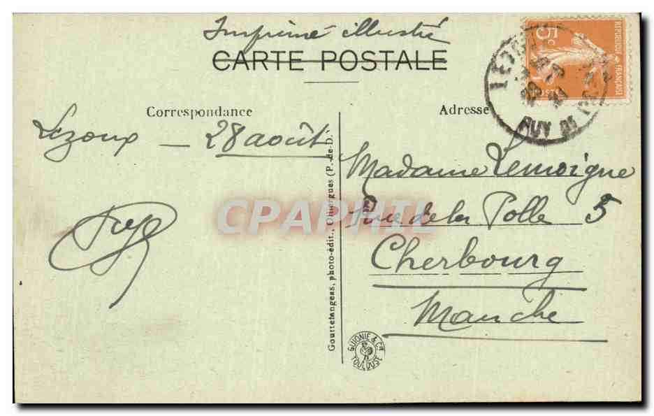 Lezoux — Château de Ravel — G. d'O. — Achterkant