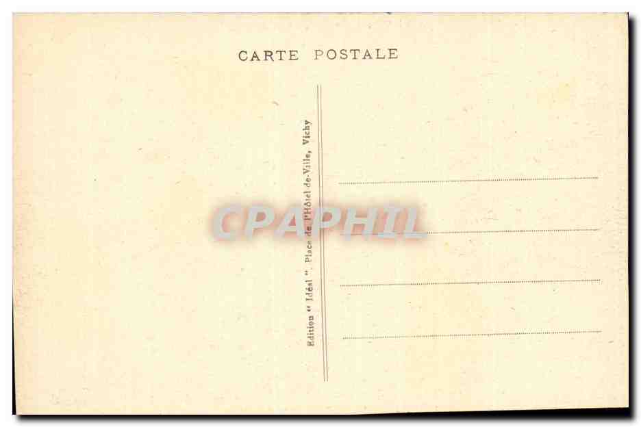 La Boucle de la Sioule entre Pontgibaud et Montfermy — L'Auvergne pittoresque — Édition Idéal, Vichy — Verso