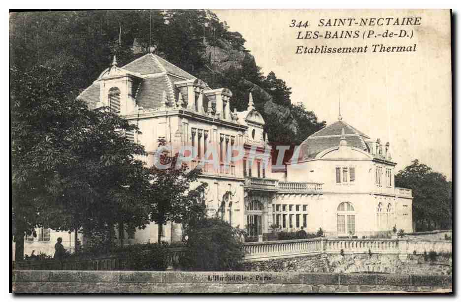 Puy de Dome- Saint-Nectaire-Les-Bains-Etablissement Thermal - -CPA