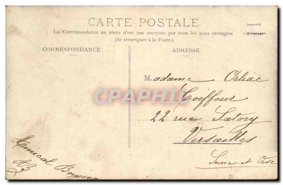 Puy de Dome- Le Mont Dore-les-bains Puy de Sancy-CPA — Verso
