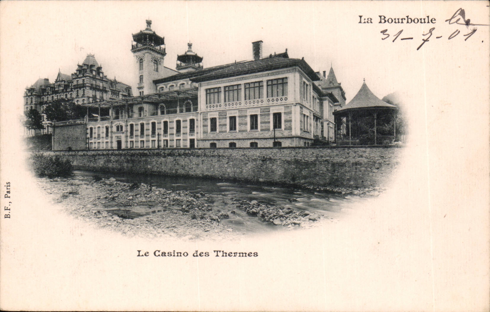 Puy de Dome- La Bourboule- Le Casino et le Theatre-CPA