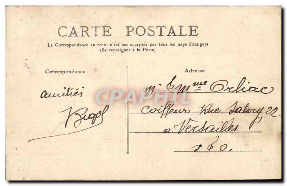 Puy de Dome- Le Mont Dore- Le Capucin--CPA — Verso