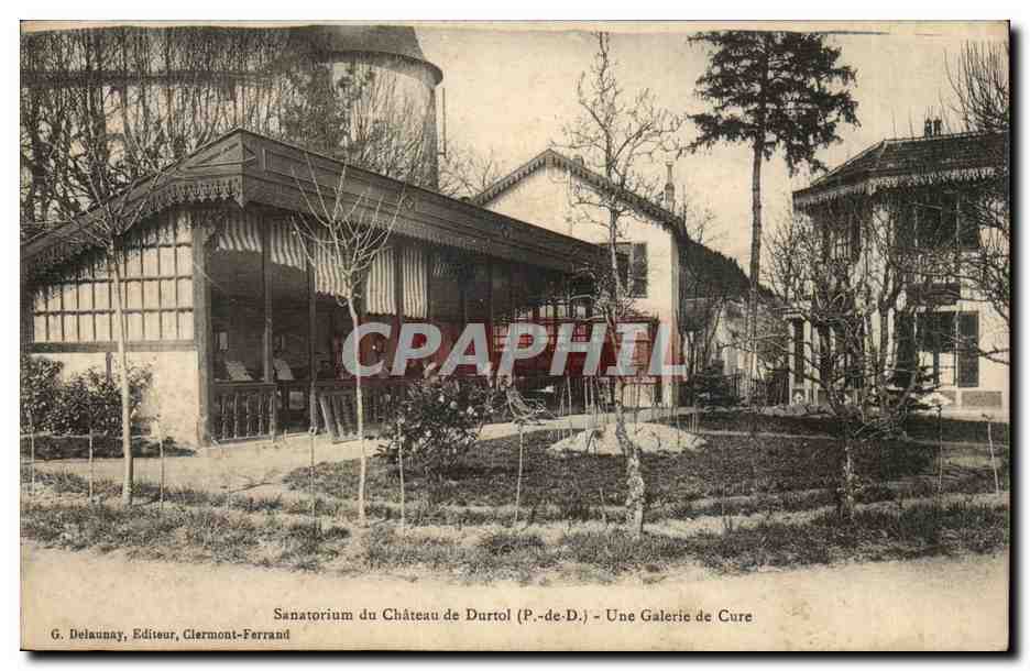 Sanatorium du Château de Durtol (P.-de-D.) — Une Galerie de Cure — G. Delaunay, Editeur, Clermont-Ferrand
