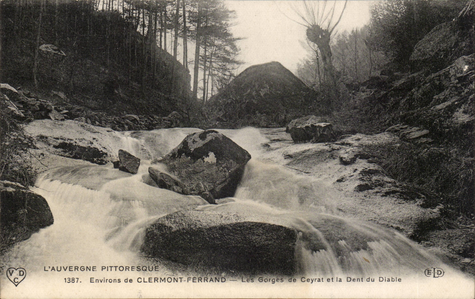 Les Gorges de Ceyrat et la Dent du Diable — Environs de CLERMONT-FERRAND — L'Auvergne pittoresque
