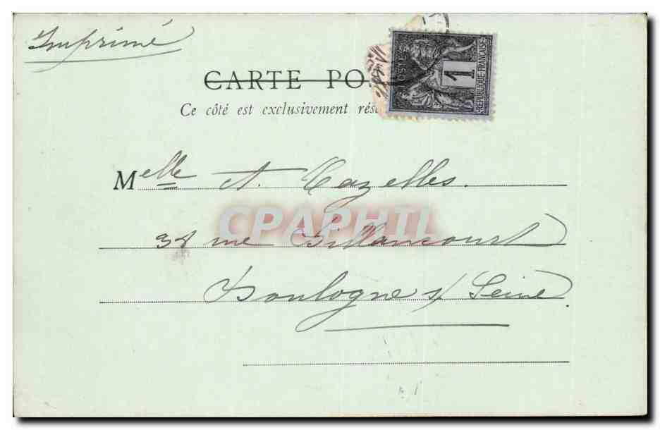 Puy de Dome- Le Mont Dore - le Capucin-CPA — Verso