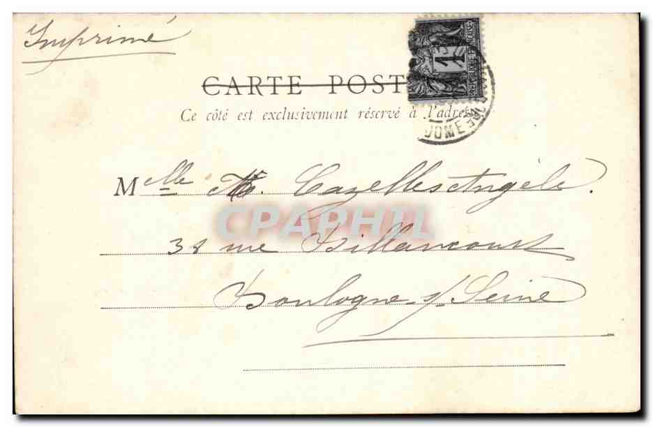 Puy de Dome- Le Mont Dore - Le Sancy-CPA — Rückseite