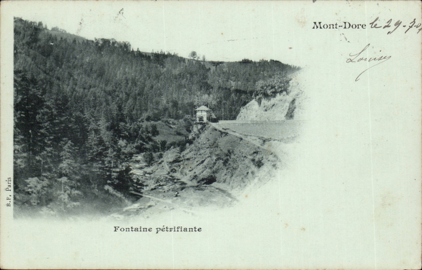 Puy de Dome- Le Mont Dore - Fontaine petrifiante-CPA