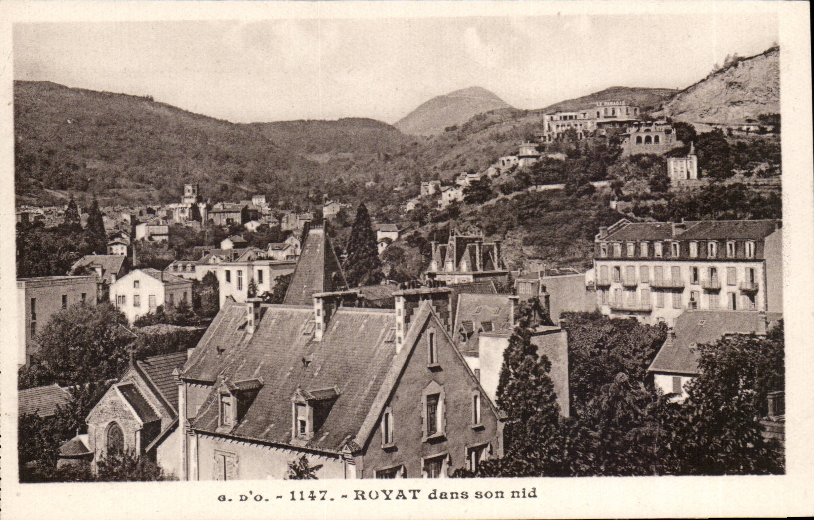 Puy de Dome- Valle de la Sioule- Ruines du Chateau Rocher- blot- Construit en XIII siecle-CPA