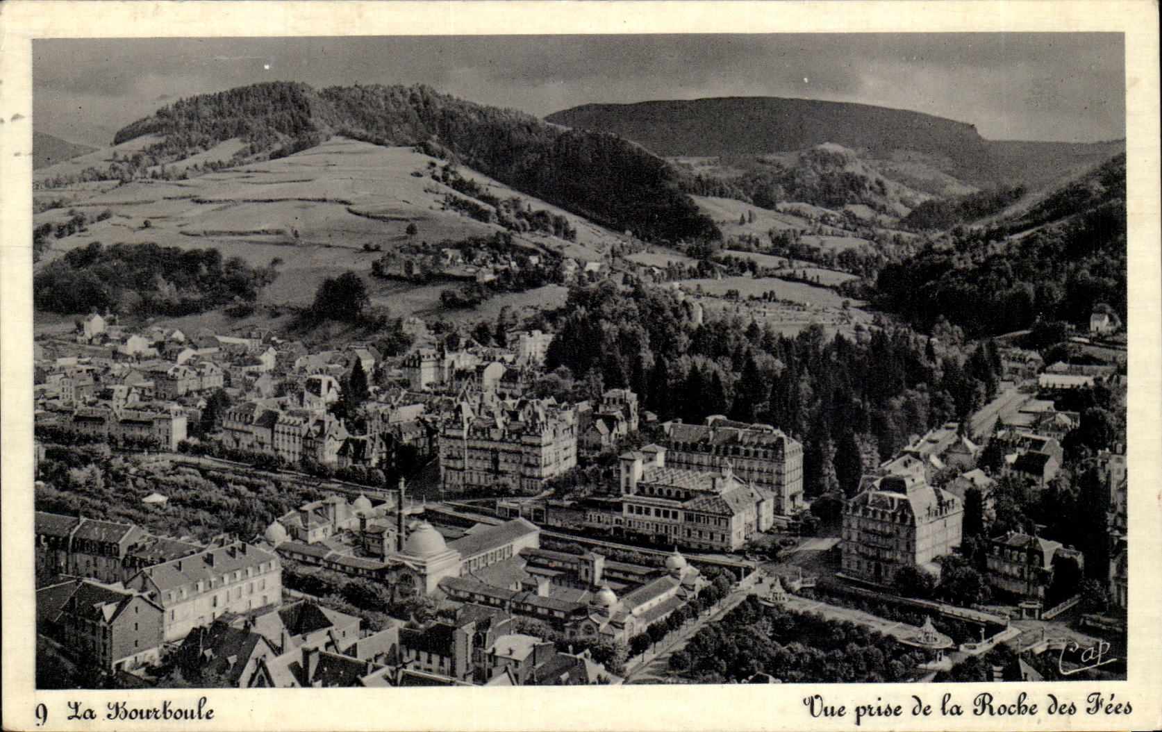 La Bourboule — Ansicht vom Felsen der Feen — Verlag C.A.P.