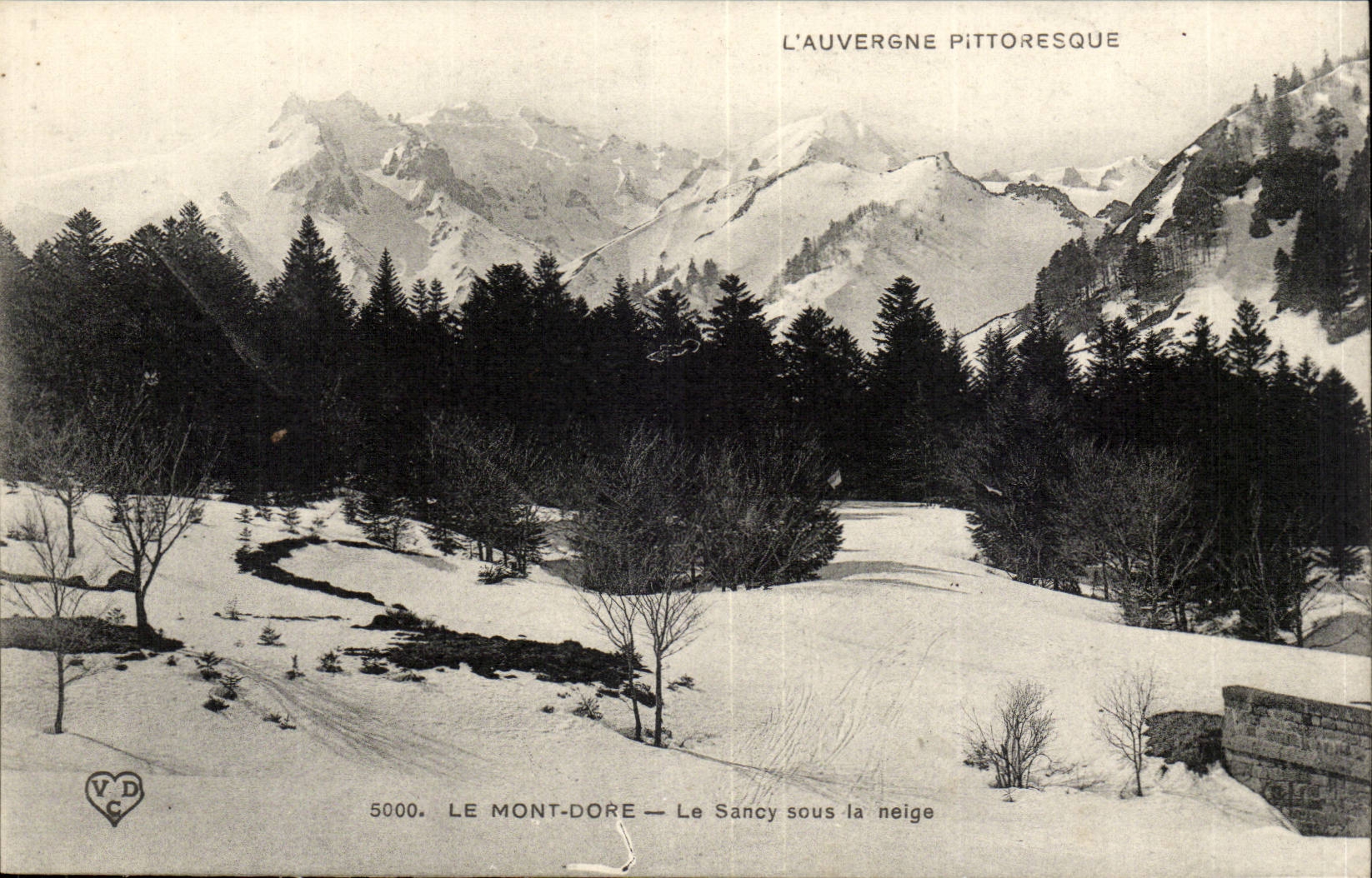 Puy de Dome- Le Mont Dore - Le Sancy sous la neige-CPA