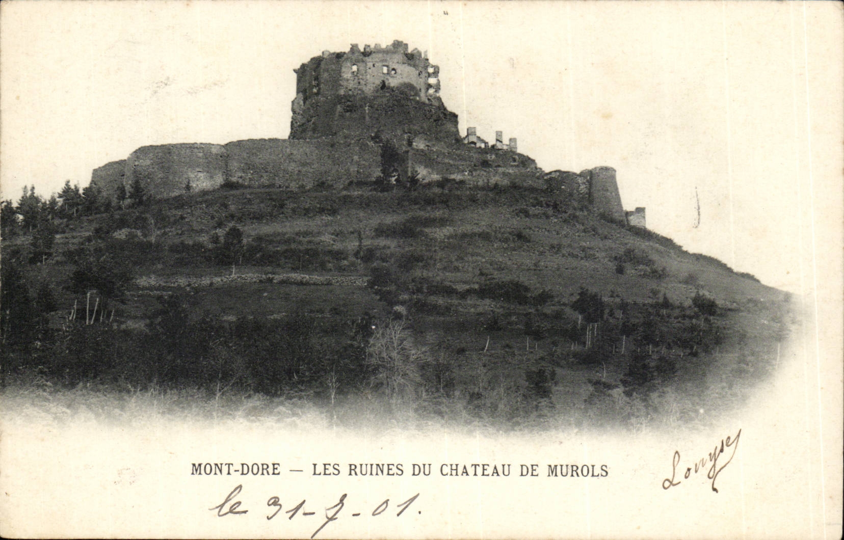 Puy de Dome-Le Mont Dore- Les Ruines Du Chateau de Murols-CPA