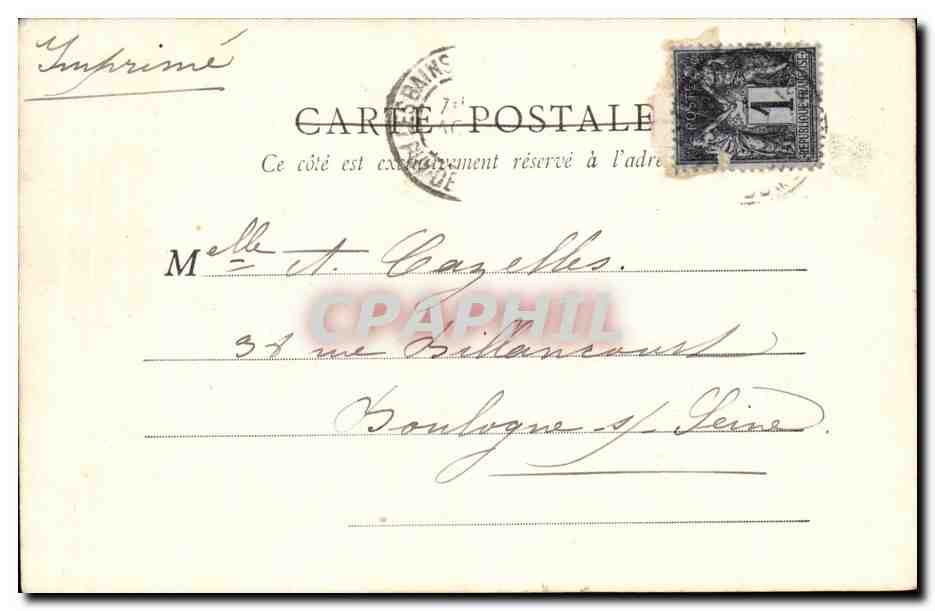 Puy de Dome-Le Mont Dore- Les Ruines Du Chateau de Murols-CPA — Verso