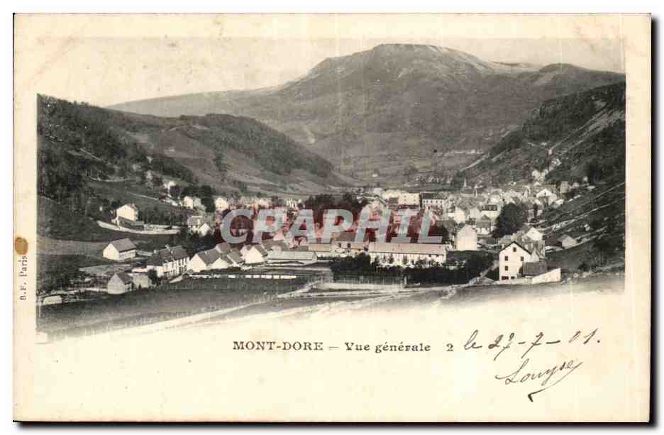 Puy de Dome-Le Mont Dore- Vue Generale-CPA