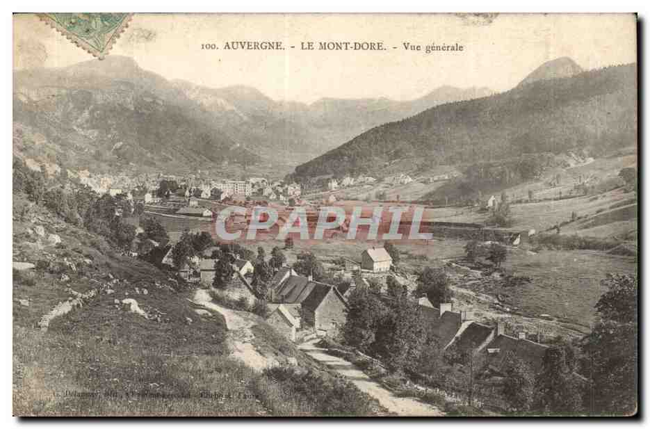 Puy De Dome- Le Mont Dore- Vue Generale-CPA