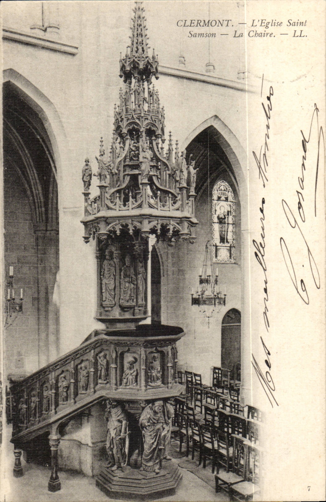 Clermont - L'Église Saint-Samson - La Chaire - LL
