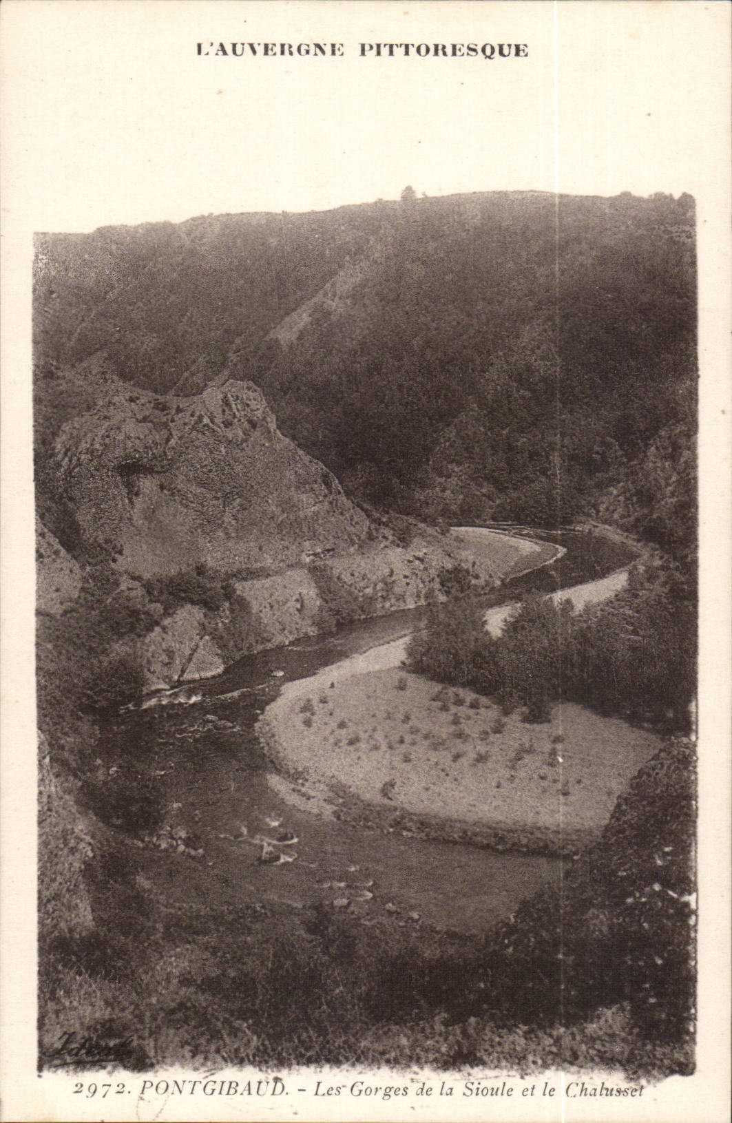Les Gorges de la Sioule et le Chahusset — Pontgibaud — L'Auvergne Pittoresque