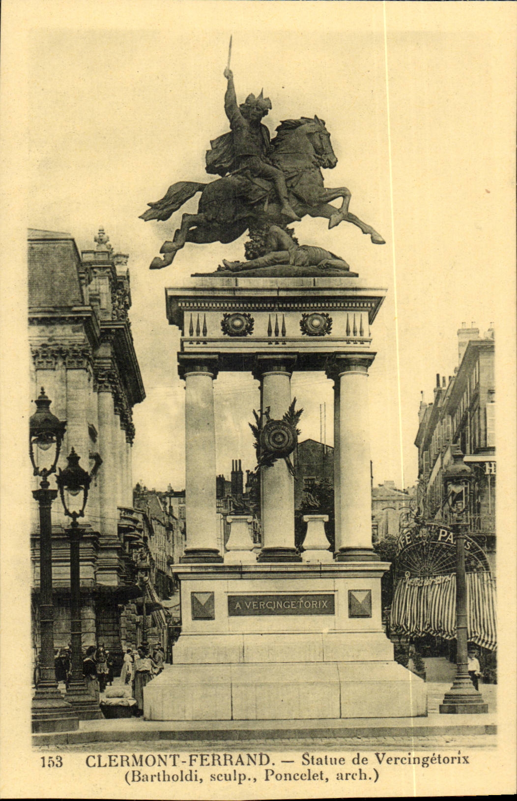 Puy de Dome - Clermont Ferrand - Statue de Vercingetorix - Bartholdi - CPA 